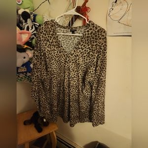 Torrid leopard print long sleeve